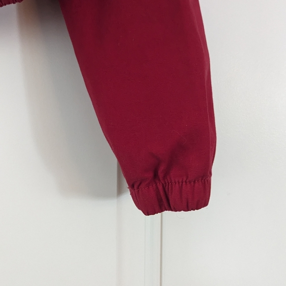 Forever 21 S Red Jacket White Zipper - Picture 4 of 5